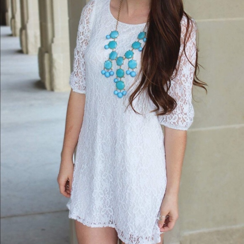 Altar’d State White Lace Dress
